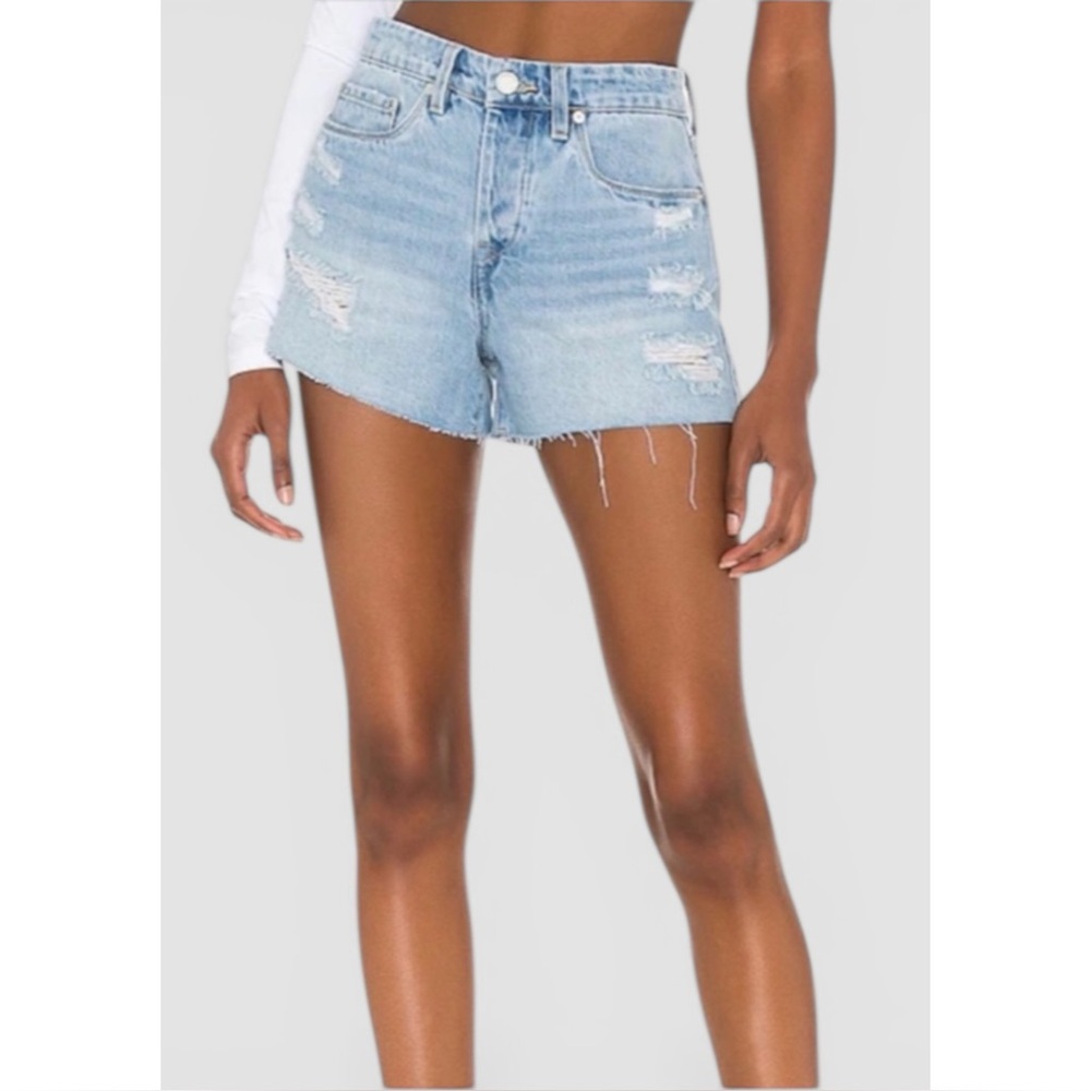 BLANKNYC | NWT The Barrow Vintage High Rise Shorts in Read My Lips, Size 27